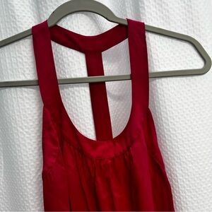 Banana Republic 100% Silk Pink Halter shift Mini Dress Small